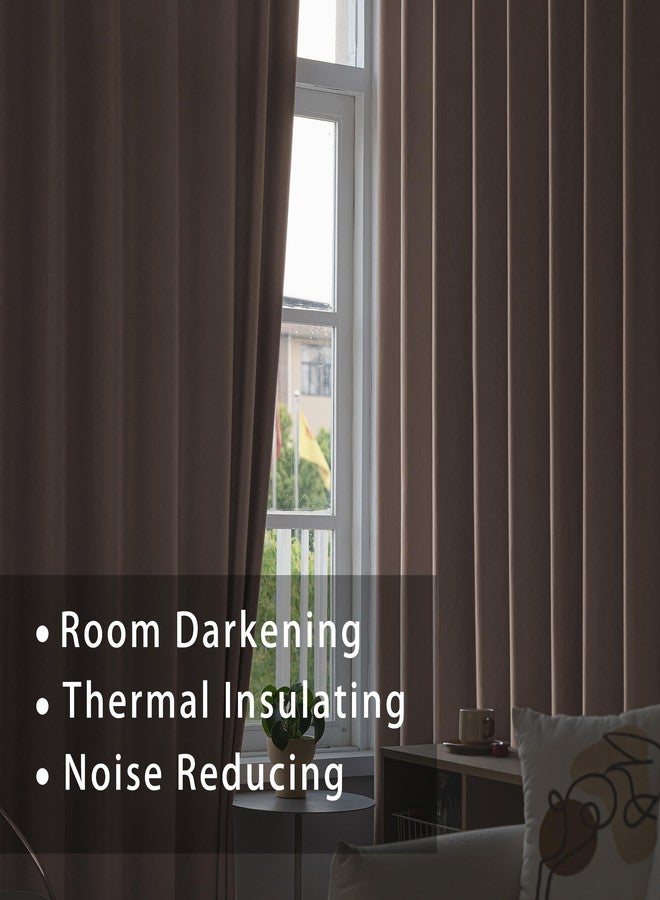 UPOPO Beige Tier Curtains 24 inch Room Darkening Kitchen Window Curtains Over Sink Bathroom Short Mini Curtain Basement Triple Weave Small Cafe Curtains Half Window Treatment Set 2 Panels Rod Pocket Drapes - Image 4